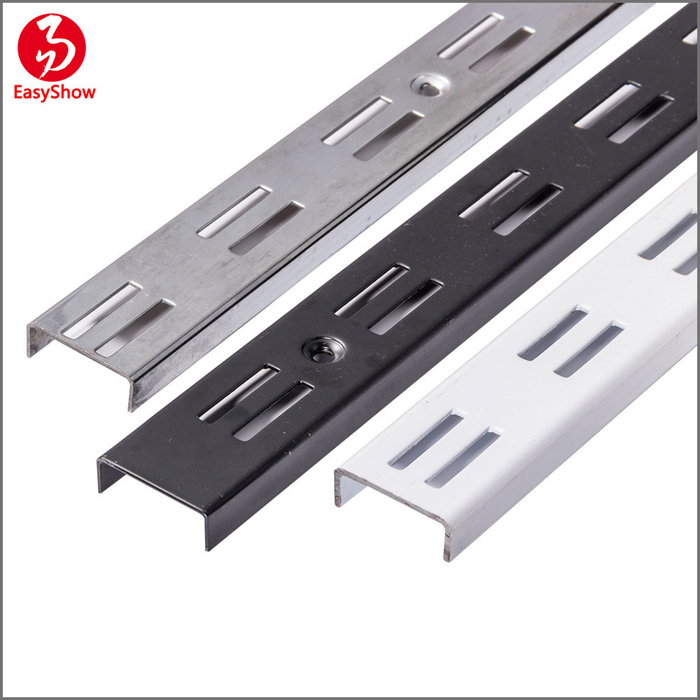 厂家批发 超市货架立柱 服装店面装修柱子 11*33长方双孔柱