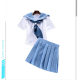 Double cut girl cosplay kill la kill full ship decoration real son cos clothing jk uniform sailor suit