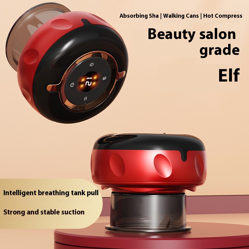 Portable Rechargeable Household Full-Body Cupping Meridian Electric Negative Pressure Suction Device Scraping Device Beauty Device Massager