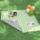 Outdoor picnic mat Internet-famous aluminum film thickened moisture-proof mat effective external foldable camping mat tent mat spring outing mat