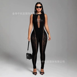 女士连体裤;连衣裙;时尚休闲套装