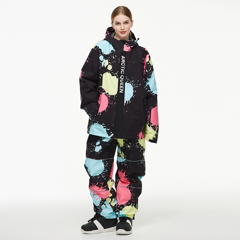 Ski Suit for Women and Men, Ski Pants Oversize Winter Outdoor Waterproof and Warm Snowboarding Suit Windproof Ski Suit for Women and Men, Ski Pants Oversize Winter Outdoor Waterproof and Warm Snowboarding Suit Windproof