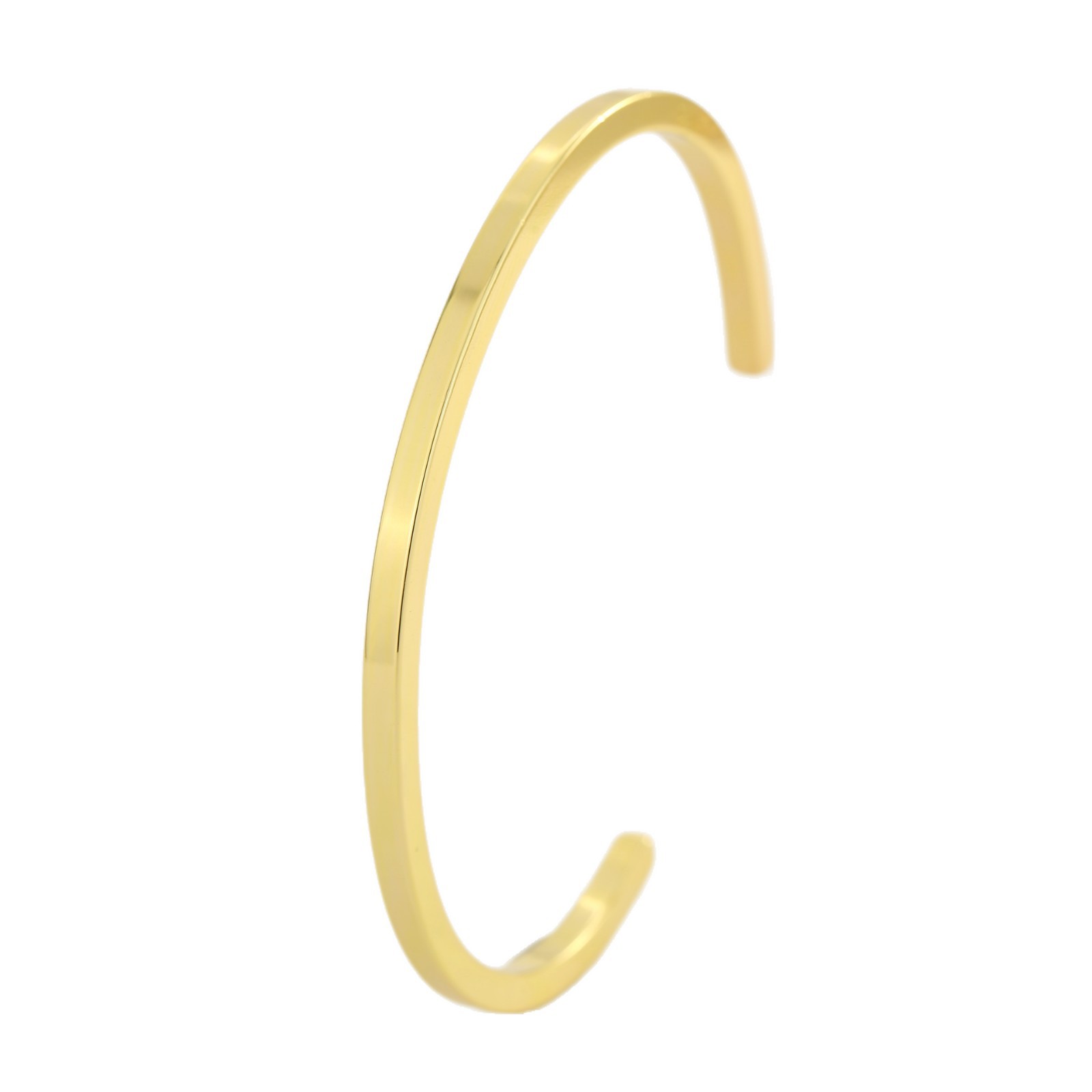 Bracelet ouvert en cuivre plaqué or 18 carats, bijou unisexe, accessoire de mode unique_voghion.com