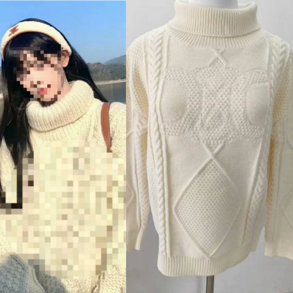 Ju Yiyi в том же стиле осенне-зимний свитер-водолазка новый западный стиль ленивый стиль Японский ретро твист тканый вязаный Топ