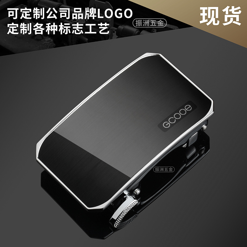 Automatic buckle for men's inner wear, alloy metal buckle, metal waist belt inner buckle with mirror finish and precise calibration, buckle product.