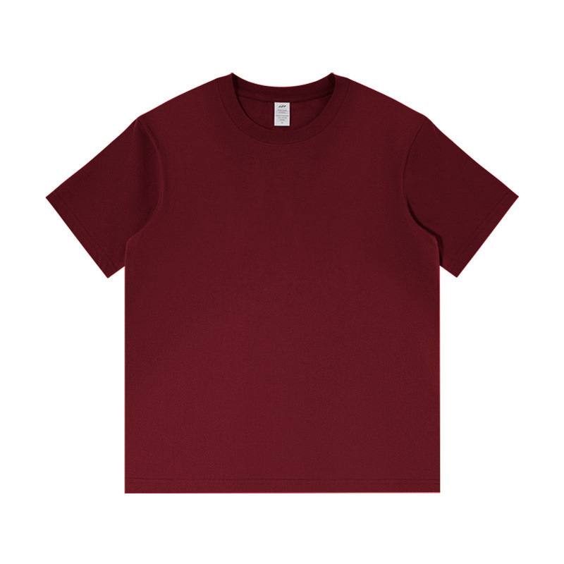 320 グラムヘビーウェイトアメリカンスモールネック Tシャツメンズピュアコットンルーズ半袖ラウンドネックボトリングシャツオフショルダーホワイトインナー|undefined
