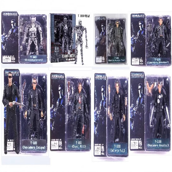 电影周边 终结者系列 T800 骨架 阿诺 T1000 手办 模型