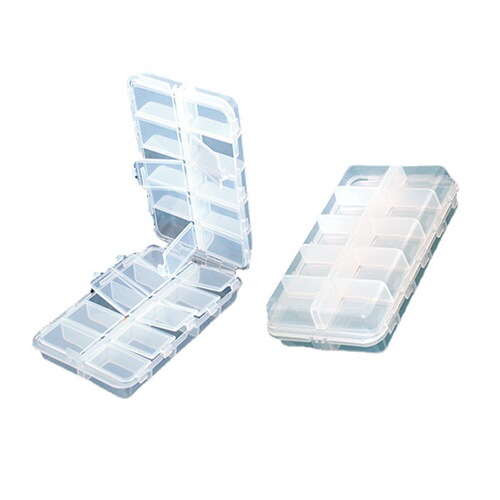 Weihe Folding Fishing Gear Box/Fishing Gear Accessories Box (16.6*9.7*4.1cm) Lure Box Accessories Box