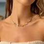 跨境小众欧美彩色项链