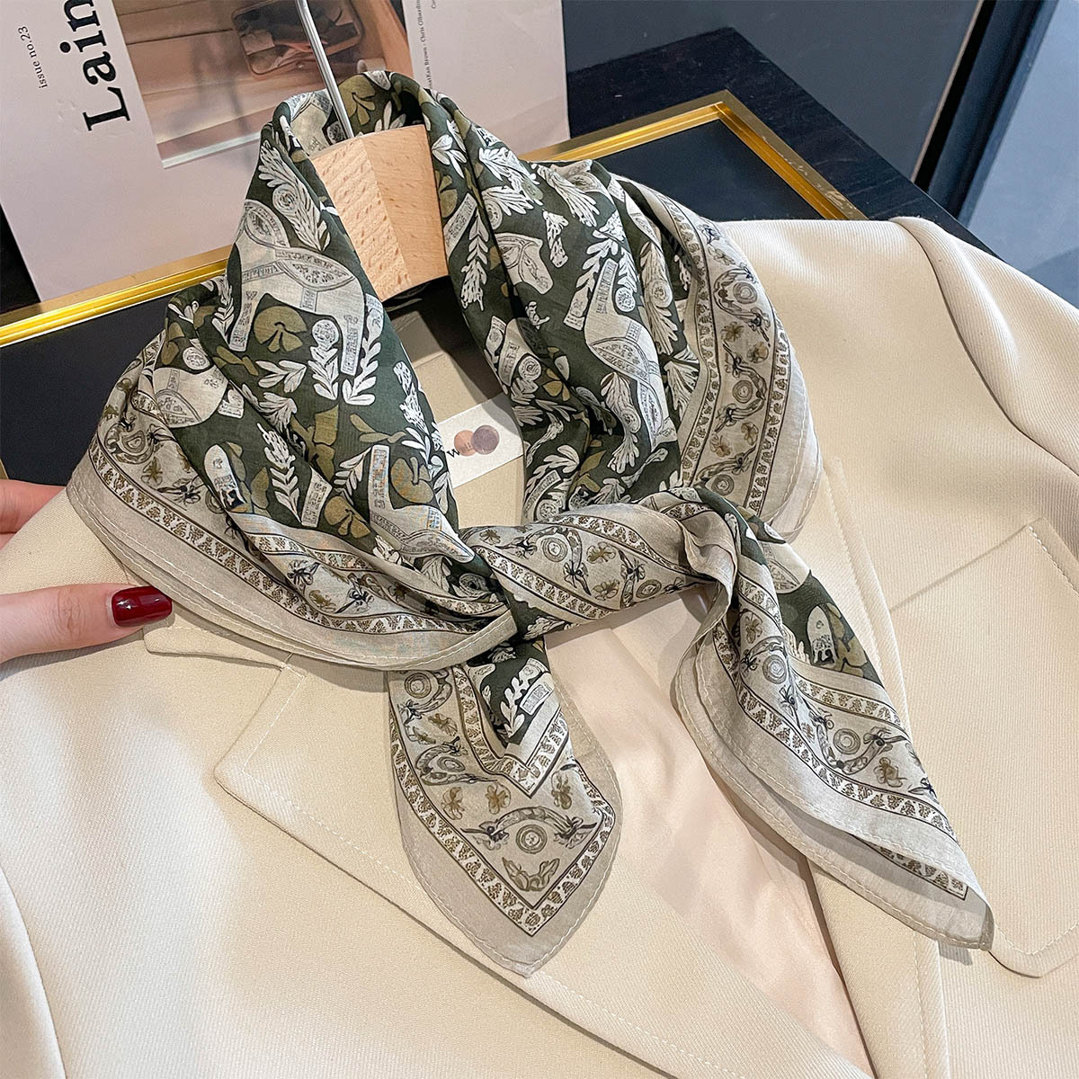 Summer retro handkerchief