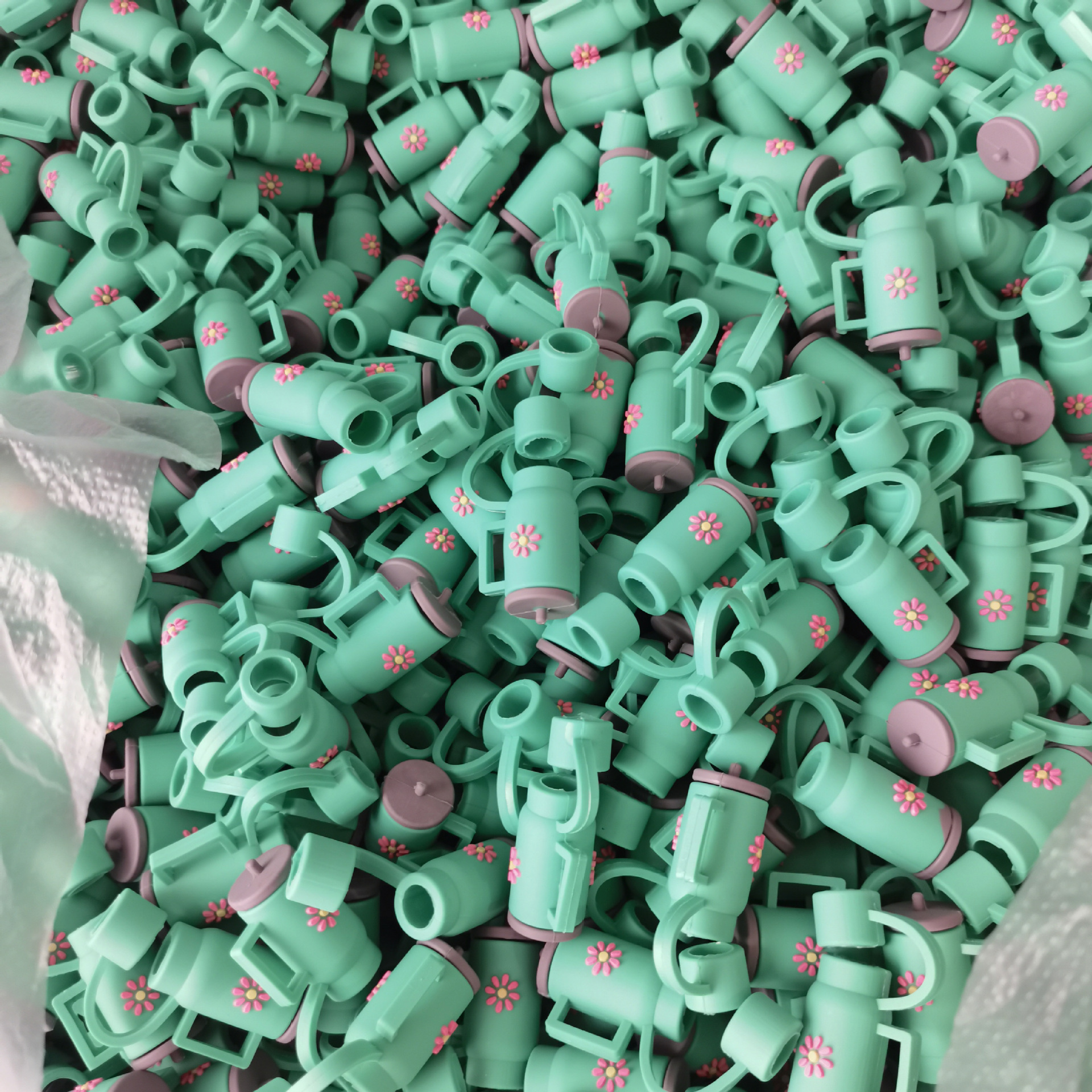 cross-border spot goods water cup straw dust protection cap large diameter 10mm straw protective cover factory in stock wholesale production