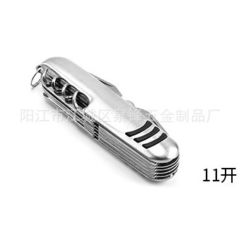 Fábrica directa de acero inoxidable multi-función cuchillo multi-función suizo ejército cuchillo herramienta de camping al aire libre