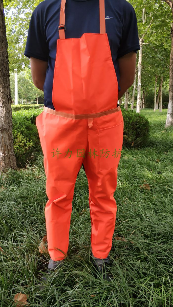 Desbrozadora, corbata de césped, chaleco antipolvo, corte, pantalones antisuelo, operación de deshierbe, pantalones antipolvo de una pieza, protección agrícola y forestal