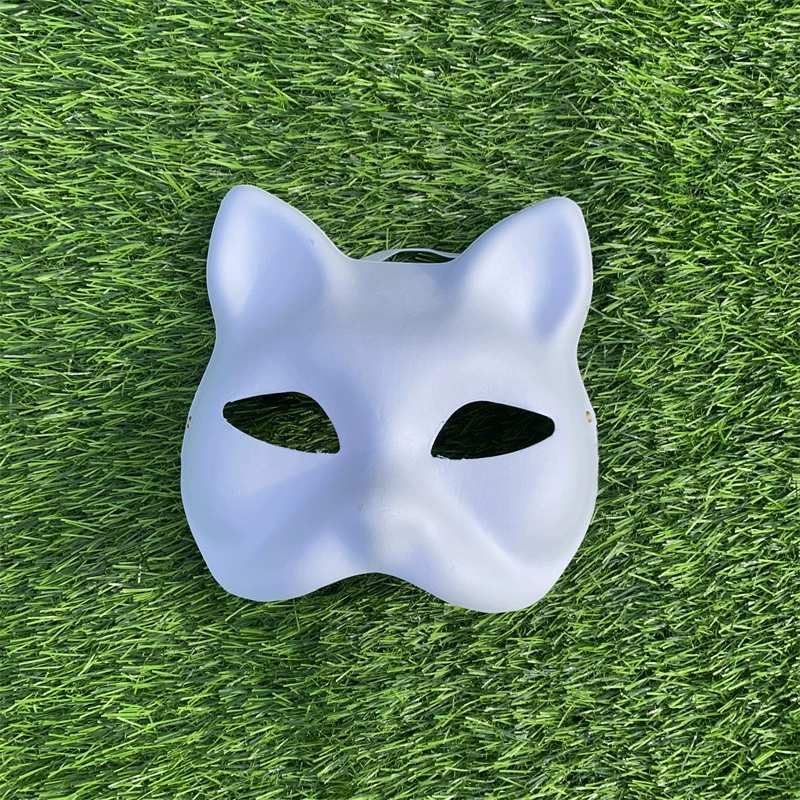 Пятно ручная роспись DIY кошачья голова лицо маска лиса мужчины и женщины маска поллица маска мякоть тыквы Лошадка Пекинская опера Facebook