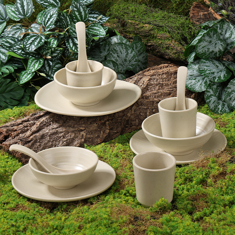 Mountain-Style Hot Pot Tableware Set of Four Pieces, Coconut Chicken Hot Pot Front Hall Tableware, Cups, Plates, Bowls Mountain-Style Hot Pot Tableware Set of Four Pieces, Coconut Chicken Hot Pot Front Hall Tableware, Cups, Plates, Bowls