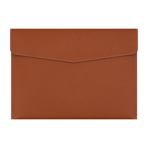 Business pu leather multifunctional file bag waterproof thickened file bag A4 large capacity office file bag customization