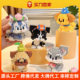 [Wholesale generation] Cross-border special for micro-cute pet dog dog cat building blocks model puzzle assembled toy gift
