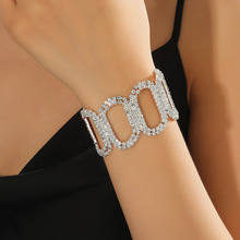 欧美跨境 新款水钻手链时尚热销手链高档链条手镯手饰 送朋友礼物
