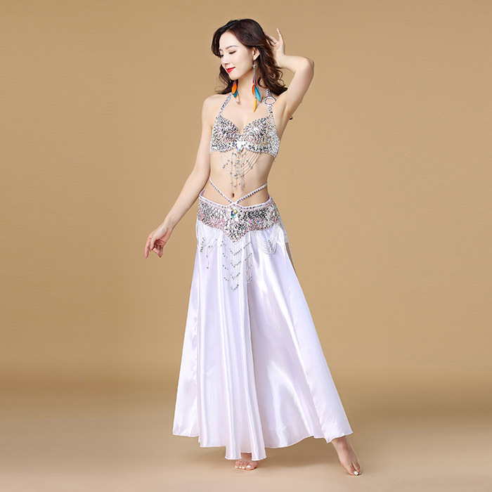 Ropa de danza India de gama alta ropa de danza del vientre 2023 primavera y verano sexy nueva ropa de práctica ropa de rendimiento falda de sujetador femenino