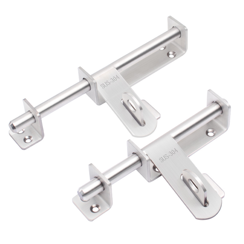 Sukop, perno de acero inoxidable, hebilla de puerta, hebilla de puerta, hebilla de puerta antirrobo, cerradura de puerta corredera, hebilla de puerta izquierda y derecha, puerta de protección