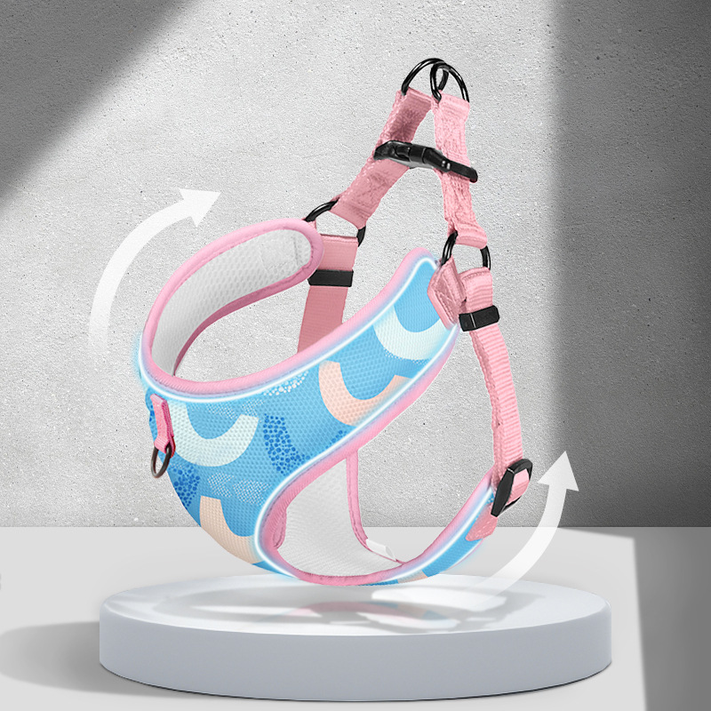 Suministros para mascotas transfronterizos correa para mascotas nuevo pequeño mediano perro grande chaleco reflectante anti-rotura correa para perro