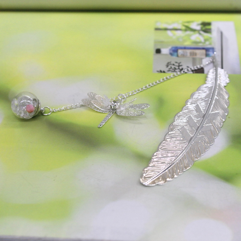 실버 깃털 + 잠자리 + 화이트 다이아몬드 홍화