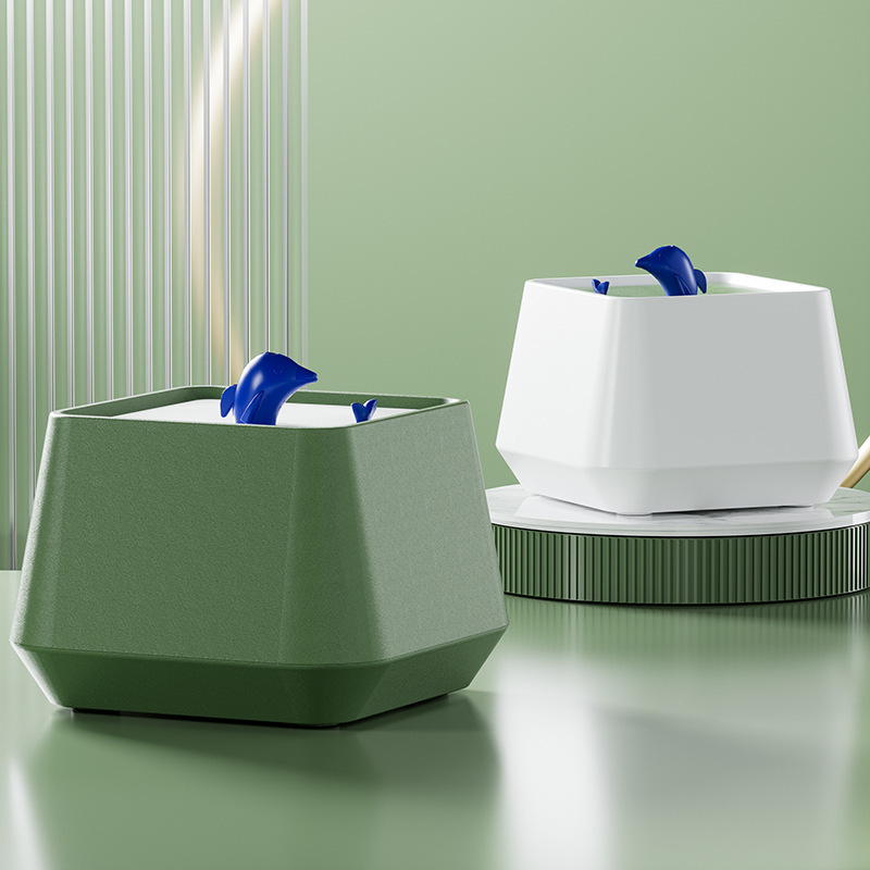 Nuevo tipo de agua potable para gatos silenciosa boca húmeda para gatos tazón de agua potable de filtro de circulación automática gran agua potable para mascotas