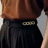 Skirt waist tightening tool tightening adjustment buckle [chain waist buckle gold]
