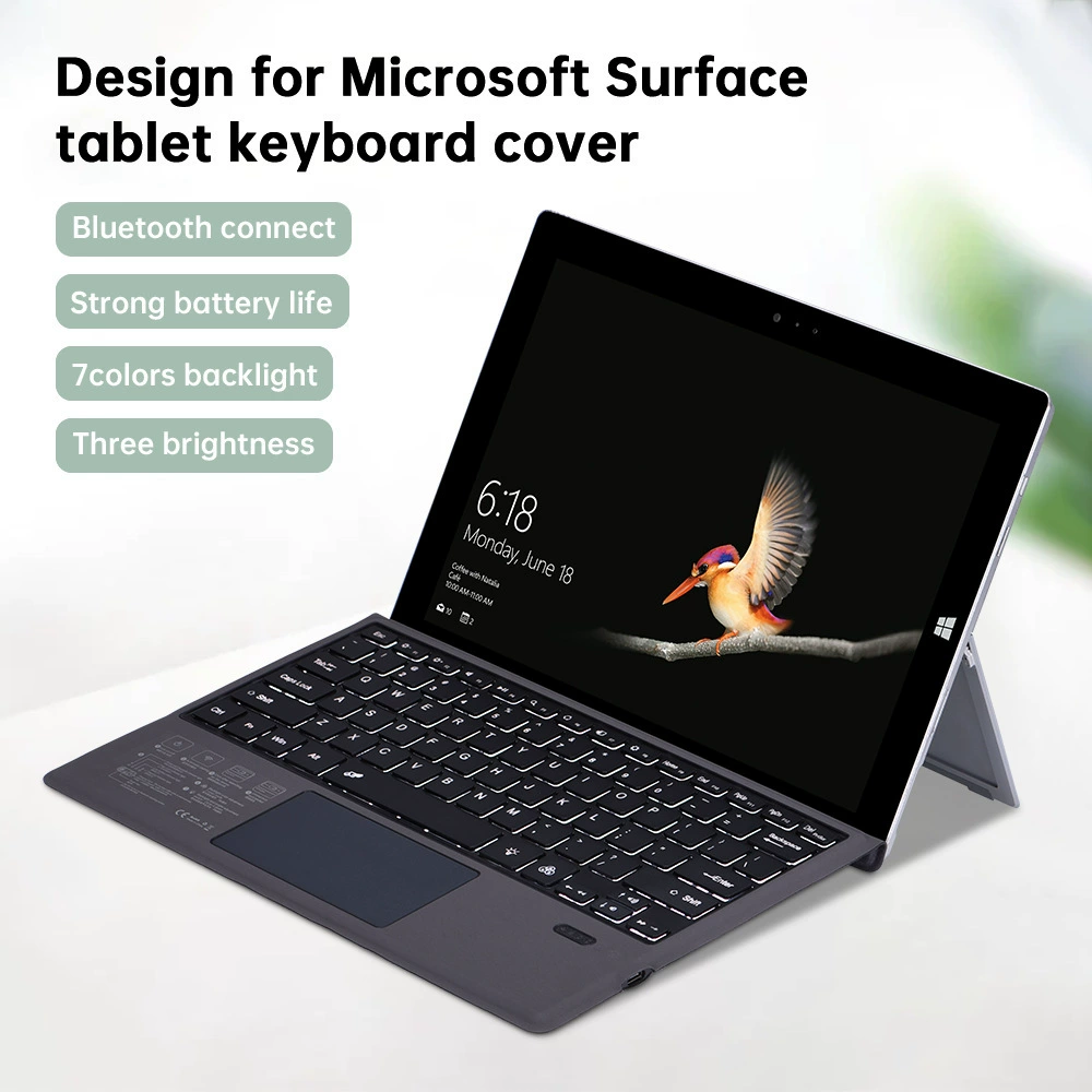 Подходит для Surface Pro8 Bluetooth клавиатура Microsoft Surface Pro4/5/6/7 магнитная клавиатурная крышка Go3