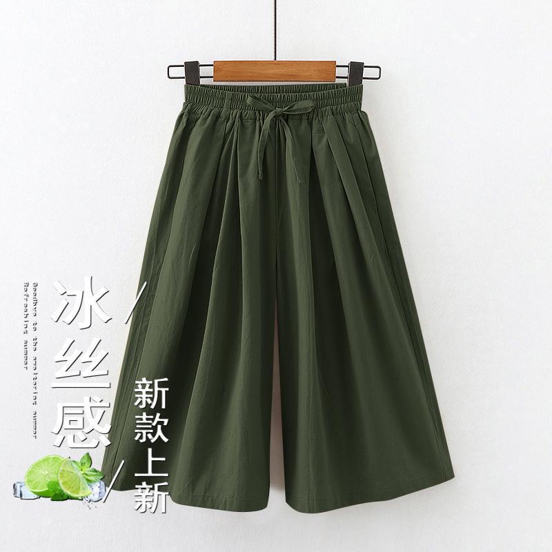 Drawstring Spring/Summer Thin Cropped Pants for Petite Women, New Versatile Casual Straight-Leg Pants, Stylish Cropped Pants for Women Drawstring Spring/Summer Thin Cropped Pants for Petite Women, New Versatile Casual Straight-Leg Pants, Stylish Cropped Pants for Women