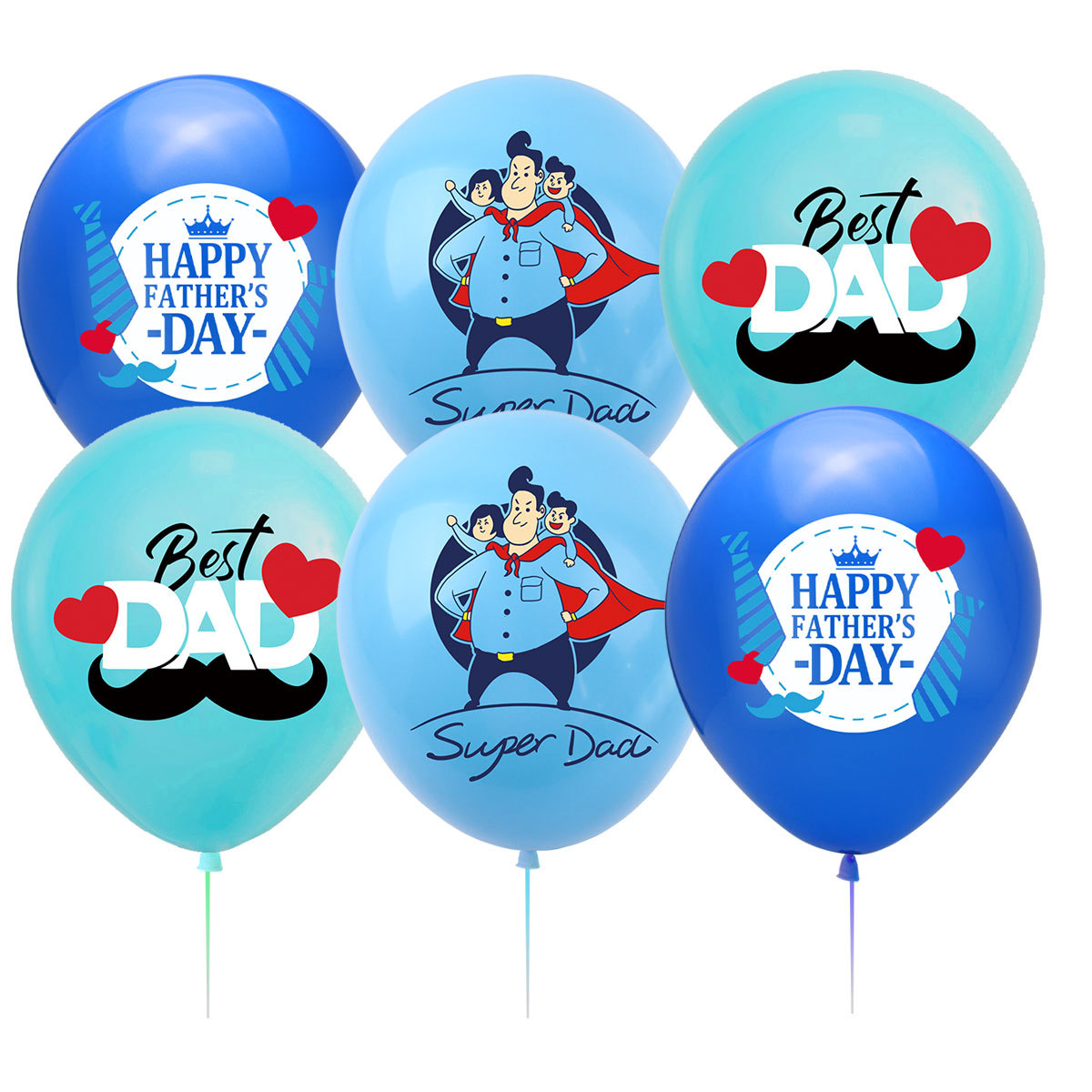 Father's Day Simple Style Classic Style Letter Emulsion Festival Balloons display picture 1