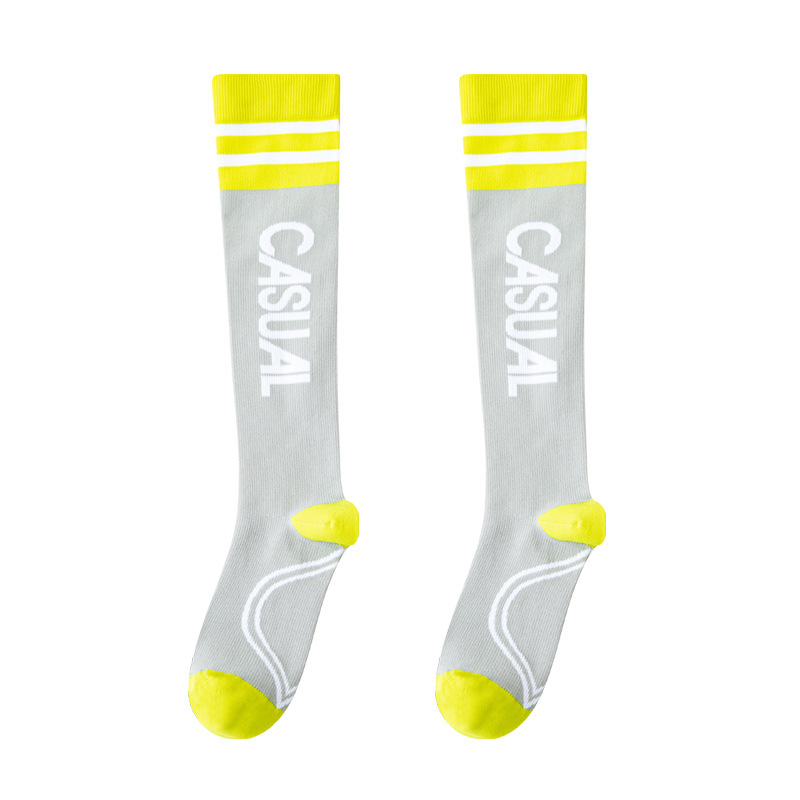 Pressure sports muscle can compress socks professional pressure socks running female jump rope fitness cycling mountain climbing pressure thin legs long