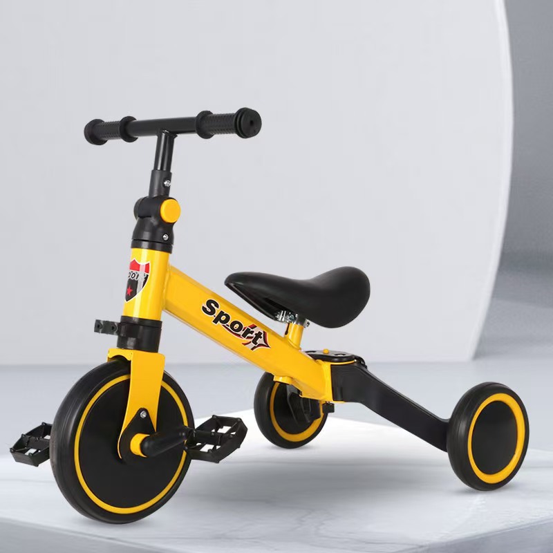 Patinaje para niños, bicicleta de tres ruedas, andador para bebés para hombres y mujeres, un año, multifunción tres en uno