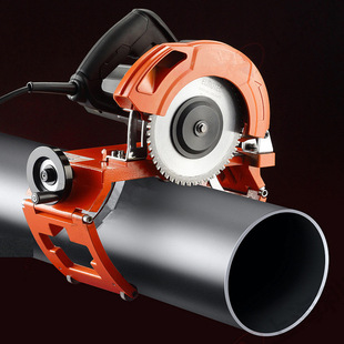 Portable round pipe rolling cutting machine Plastic stainless steel steel pipe iron pipe cutting machine Small handheld pipe cutting machine