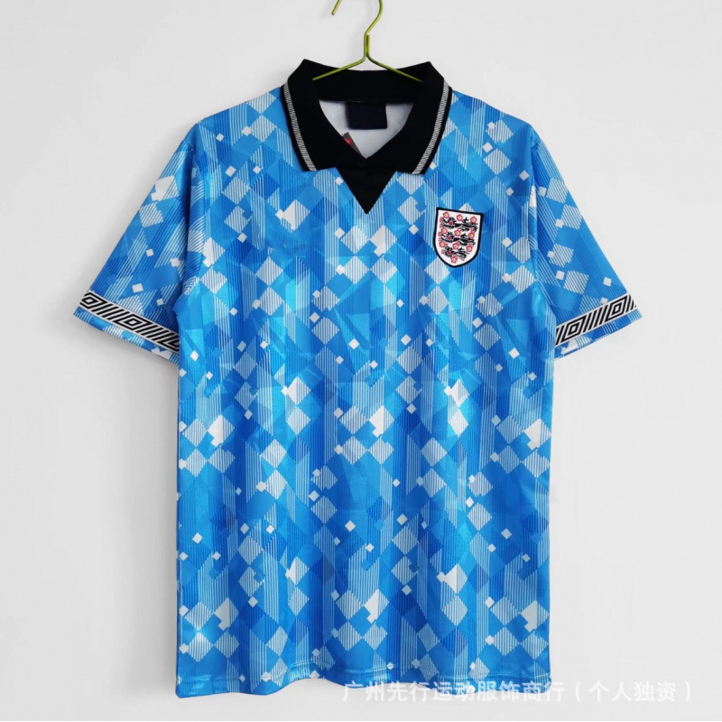 Colección de fútbol retro popular Argentina Alemania Inglaterra Brasil Copa Mundial de fútbol de manga corta