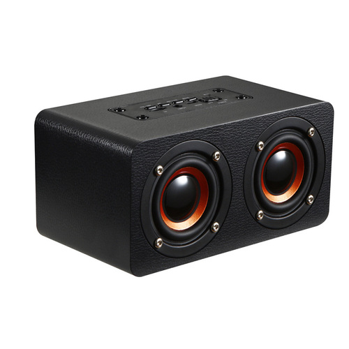 M5 Home Wooden Wireless Bluetooth Mini Speaker Phone Computer Desk Speaker LOGO Gift Colorful