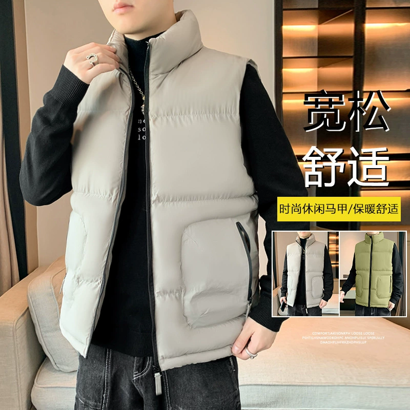 Демисезонный жилет, модный тренд, теплый пуховик, размер oversize