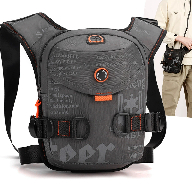 Universal hip bag, sports shoulder bag for men and women, fashionable nylon one-shoulder bag