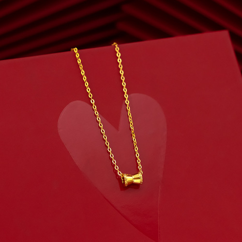 Xiaohongshu's same style small waist necklace Vietnamese sand gold niche high-end sense Zhoujia small waist necklace for women