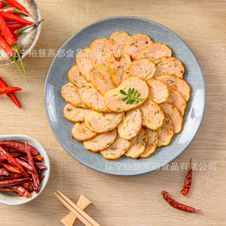 Закуска Baihui «Рулет из соевой кожи с курицей», острый, готовая еда-замена, 180 г