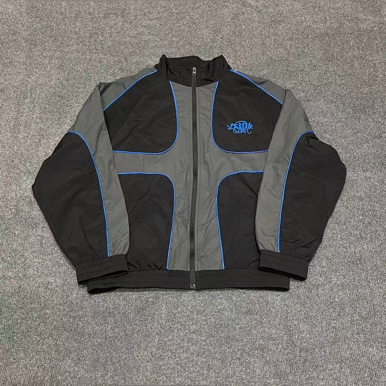 Marca de moda europea y americana transfronteriza Alcatraz Camiseta de manga corta con estampado de letras reflectantes Traje de pantalones cortos casuales de calle para hombres y mujeres