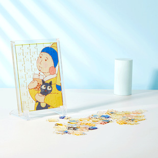 Acrylic ornaments standing Card star animation peripheral gift puzzle standing card photo frame standing card cartoon ornaments