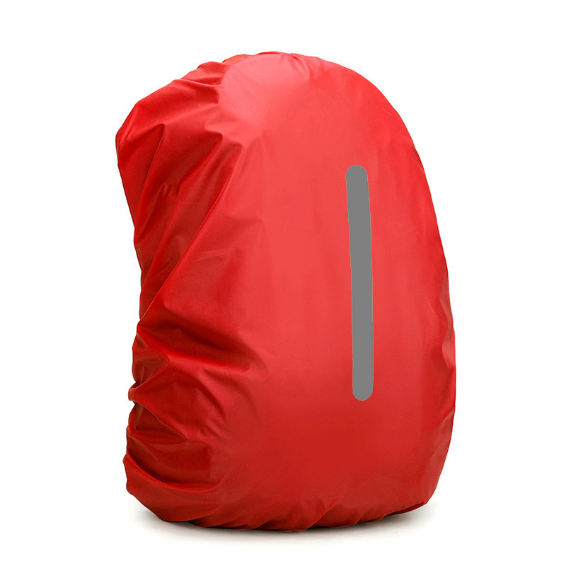 Mochila de montaña al aire libre cubierta a prueba de lluvia mochila de hombro universal cubierta a prueba de lluvia cubierta a prueba de polvo mochila escolar cubierta a prueba de agua logotipo de impresión reflectante