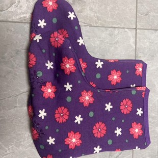 2025 New Women's Silk Cotton Fleece Liner Boat Socks Floor Socks Non-Slip Fleece-Lined Shallow Socks Winter Warm Cartoon Japanese Style Style