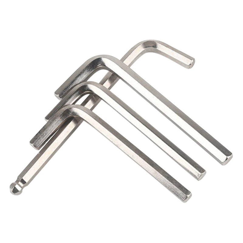 Метрический/англо-американский шестигранный ключ с плоской головкой Никелированный внутренний шестигранный ключ M0.9 ~ M14 Производители аппаратных инструментов