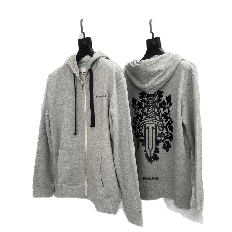 25ss正确版Chrome Hearts 克罗伈十字架连帽卫衣百搭潮流时尚批发|undefined