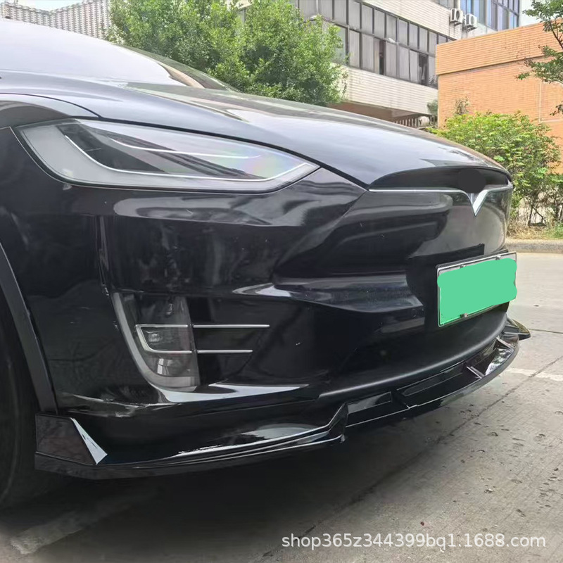 Cross-Border Hot Sale Suitable for Tesla Model X 2017-2020 Front Shovel Punched Fixed Small Surround Front Lip