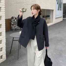 双面羊绒大衣女冬季新款小个子毛呢外套//2025
