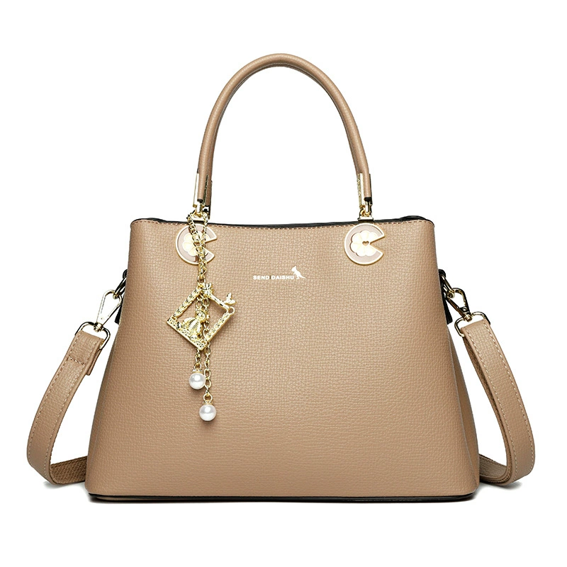 Capacious one-shoulder bag for leisure, city style