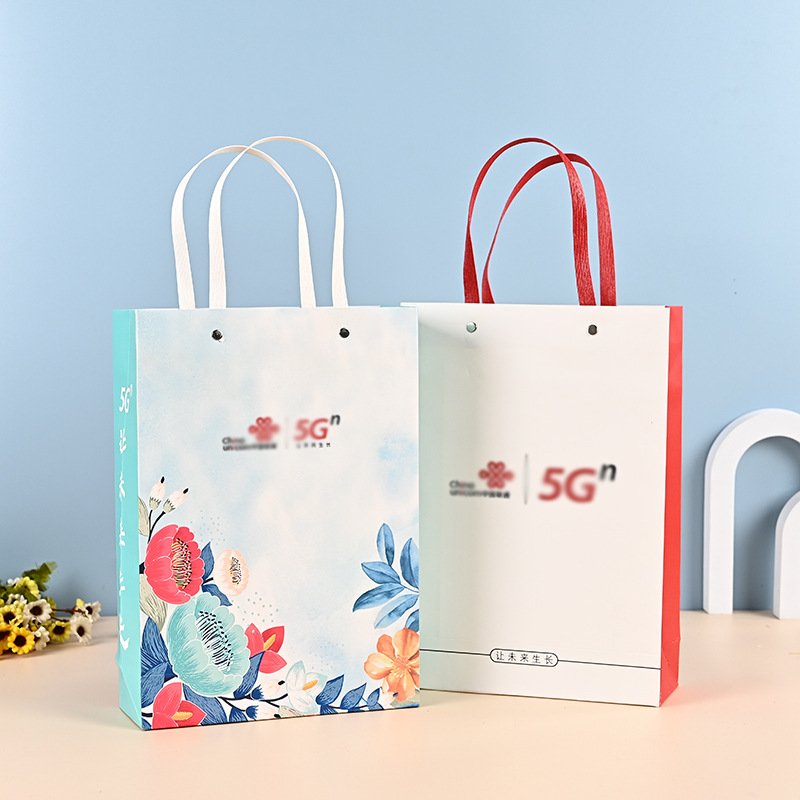 华为小米OPPOvivo中国移动苹果纸袋手机包装袋创意礼品购物手提袋